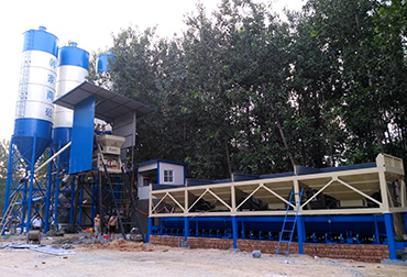 HZS50混凝土搅拌站(图4) 山东曹县50混凝土搅拌站